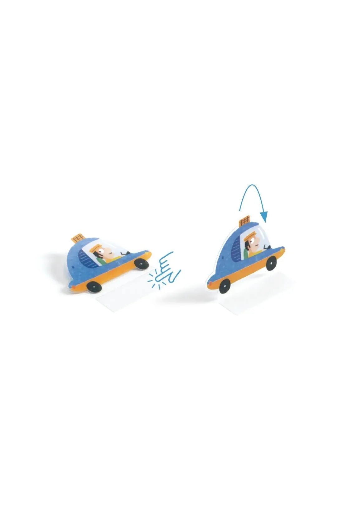 Stickers om rechtop te zetten - Voertuigen van Djeco | Kids Conceptstore Le Fanfare
