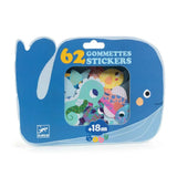 Stickers - Sea animals van Djeco | Kids Conceptstore Le Fanfare