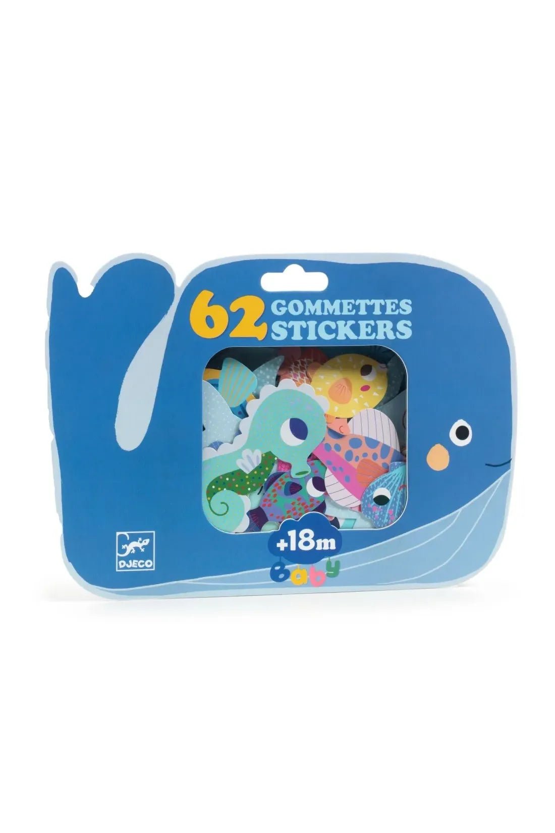 Stickers - Sea animals van Djeco | Kids Conceptstore Le Fanfare