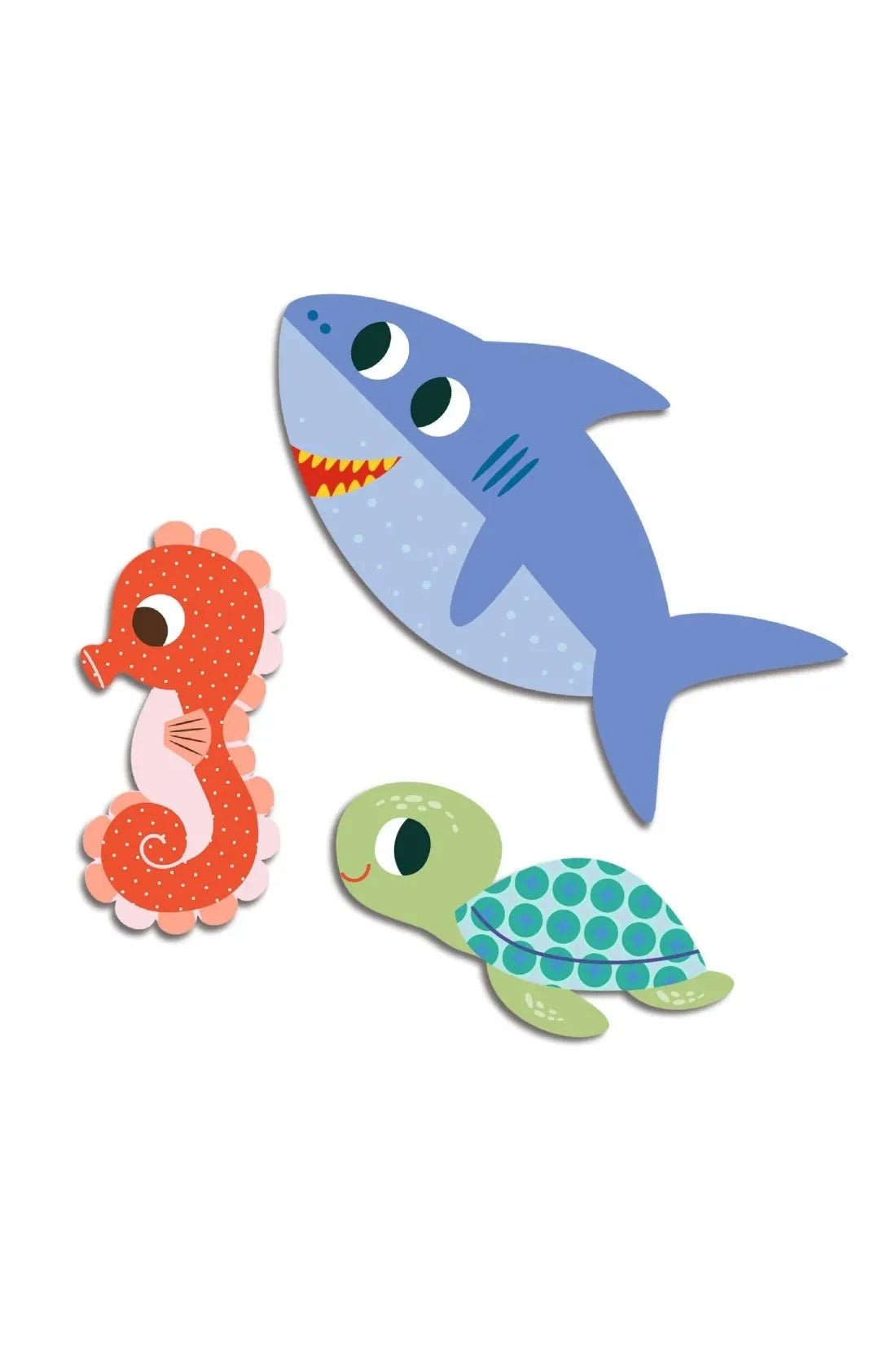 Stickers - Sea animals van Djeco | Kids Conceptstore Le Fanfare