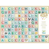 Stickerset Puffy Alfabet van Djeco | Kids Conceptstore Le Fanfare