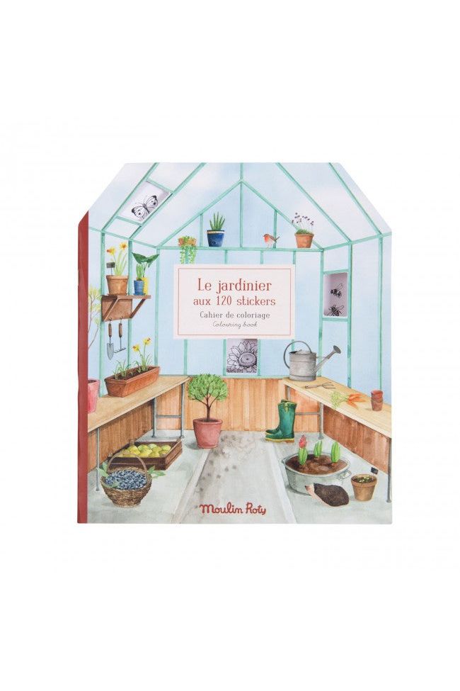 Stikkerboek de tuinman - Le Jardin du Moulin /6 van Moulin Roty | Kids Conceptstore Le Fanfare