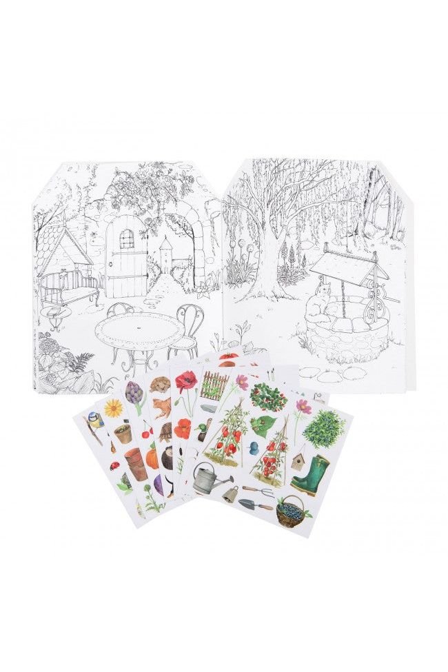 Stikkerboek de tuinman - Le Jardin du Moulin /6 van Moulin Roty | Kids Conceptstore Le Fanfare