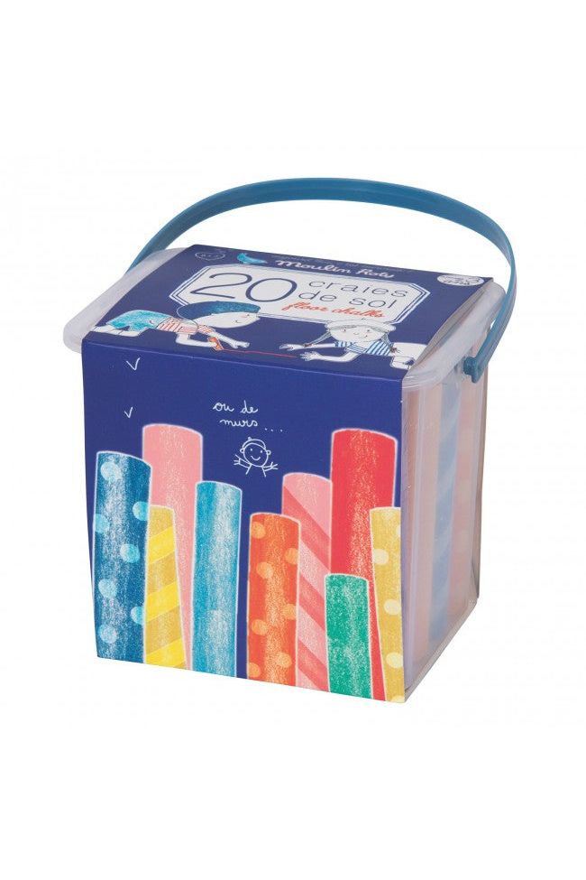 Stoepkrijtjes 20 Stuks van Moulin Roty | Kids Conceptstore Le Fanfare