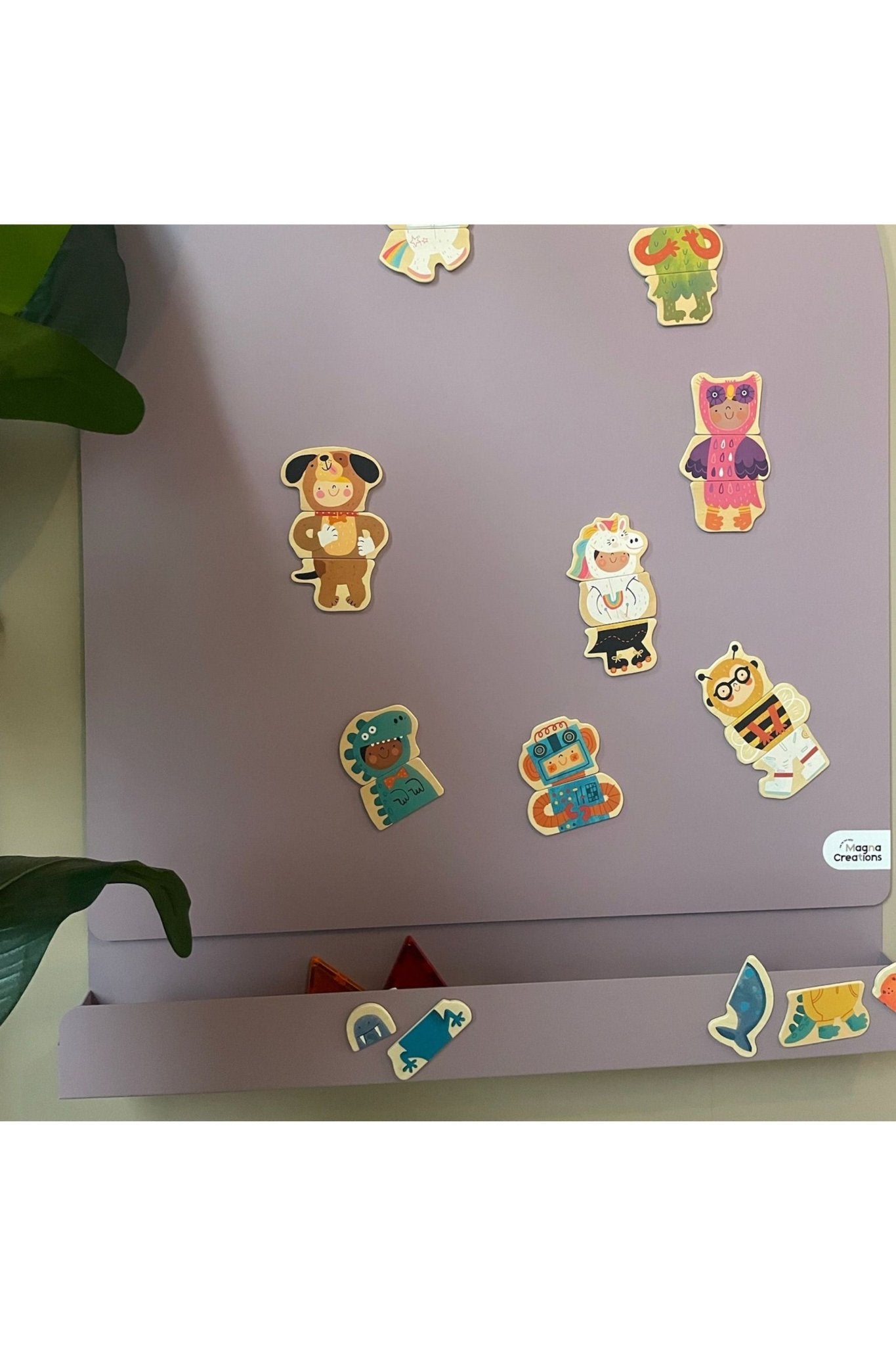 Storage box L - Groen van Magna Creations | Kids Conceptstore Le Fanfare