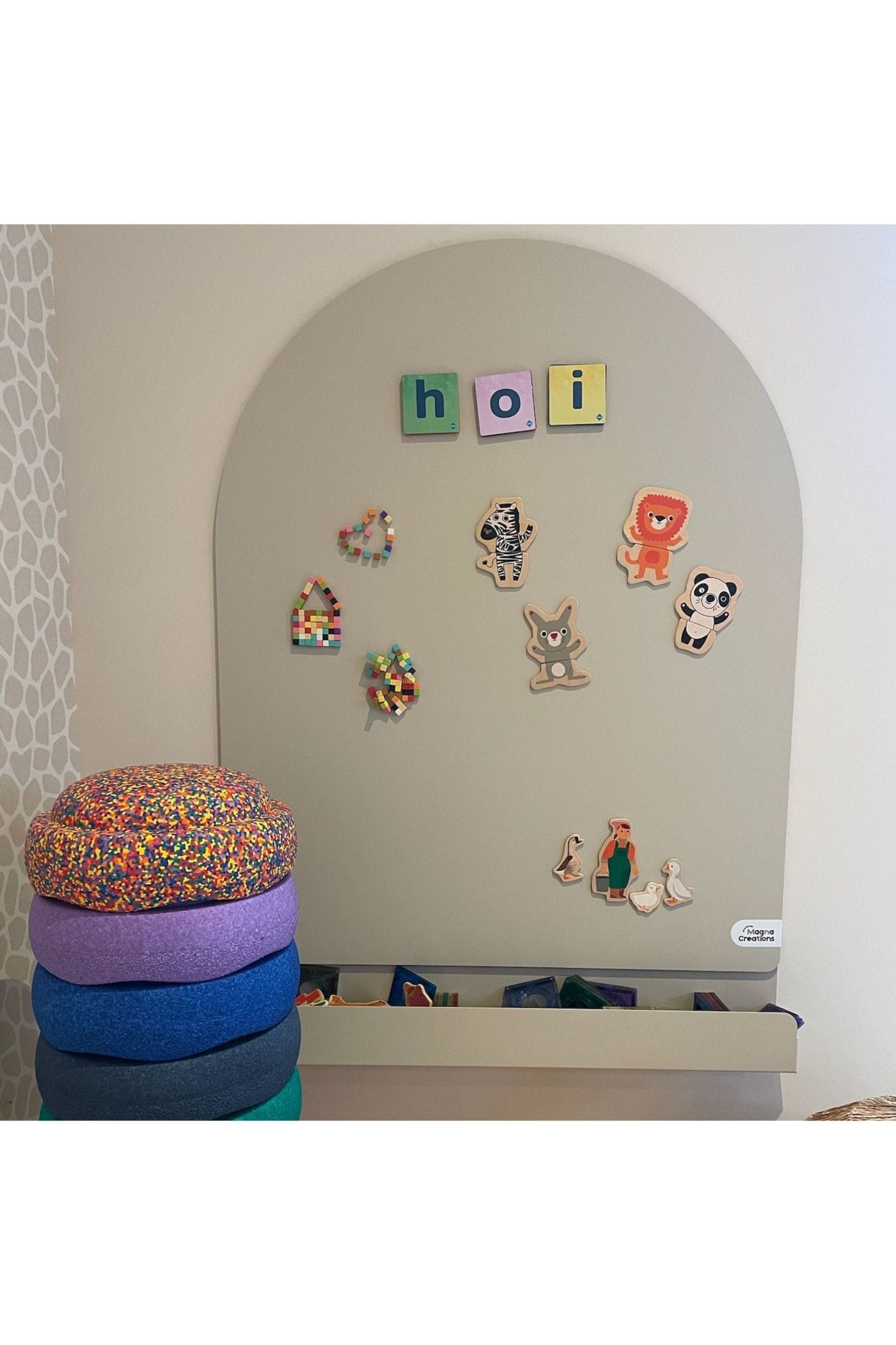 Storage box L - Mushroom van Magna Creations | Kids Conceptstore Le Fanfare