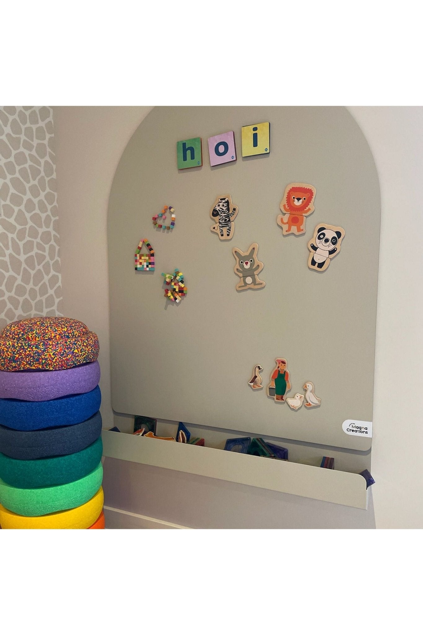 Storage box L - Mushroom van Magna Creations | Kids Conceptstore Le Fanfare