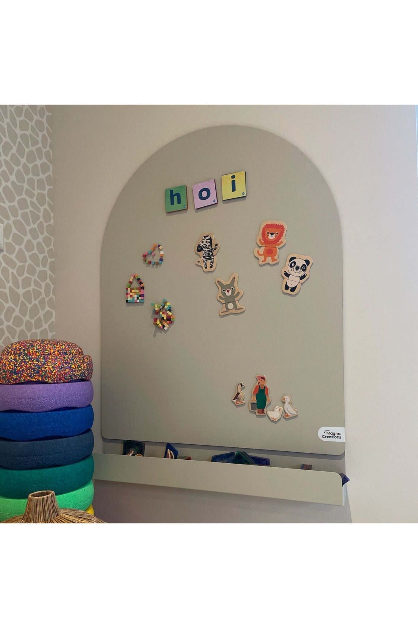 Storage box L - Mushroom van Magna Creations | Kids Conceptstore Le Fanfare