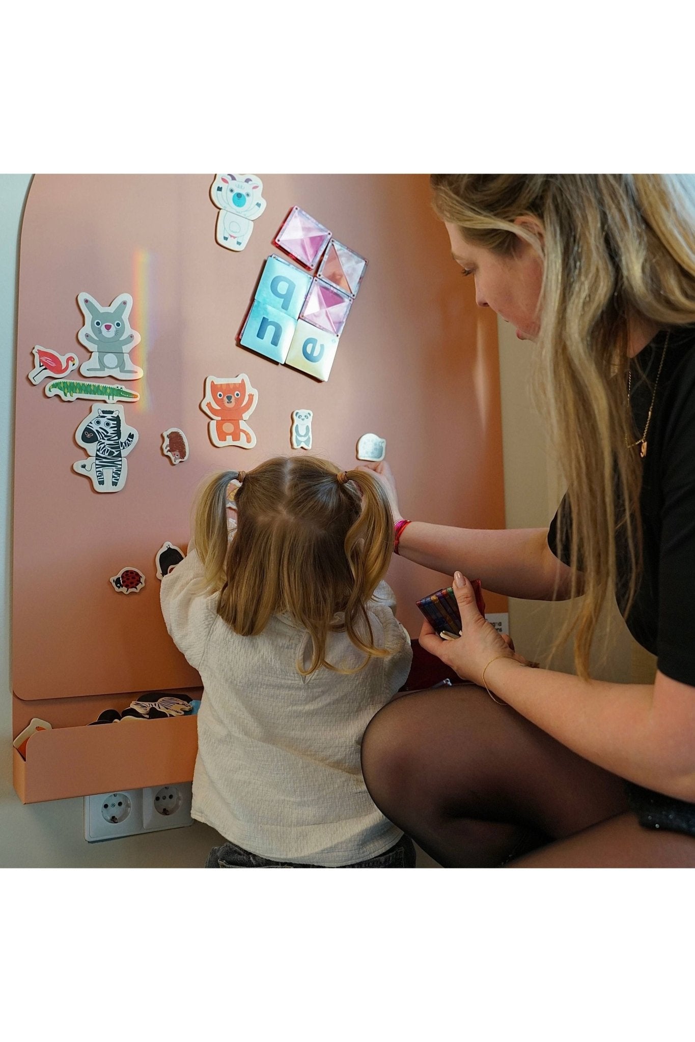 Storage box L - Perzik van Magna Creations | Kids Conceptstore Le Fanfare