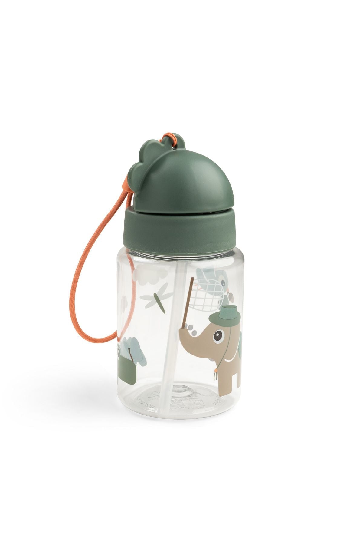 Straw bottle | Tiny trails - Green van Done by Deer | Kids Conceptstore Le Fanfare
