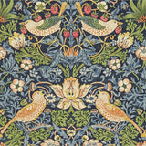 Strawberry Thief Wallpaper - Indigo/Mineral van Morris & Co | Kids Conceptstore Le Fanfare