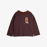 Stripe Bird Patch LS Tee van Mini Rodini | Kids Conceptstore Le Fanfare