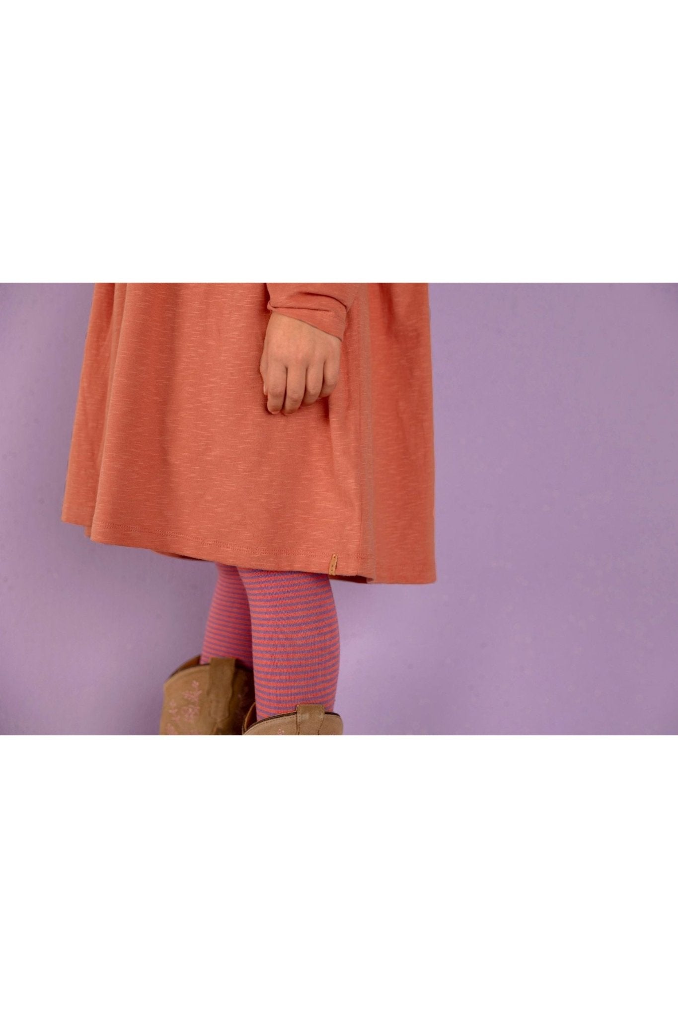 Stripe Tights - Spice Stripe van Nixnut | Kids Conceptstore Le Fanfare