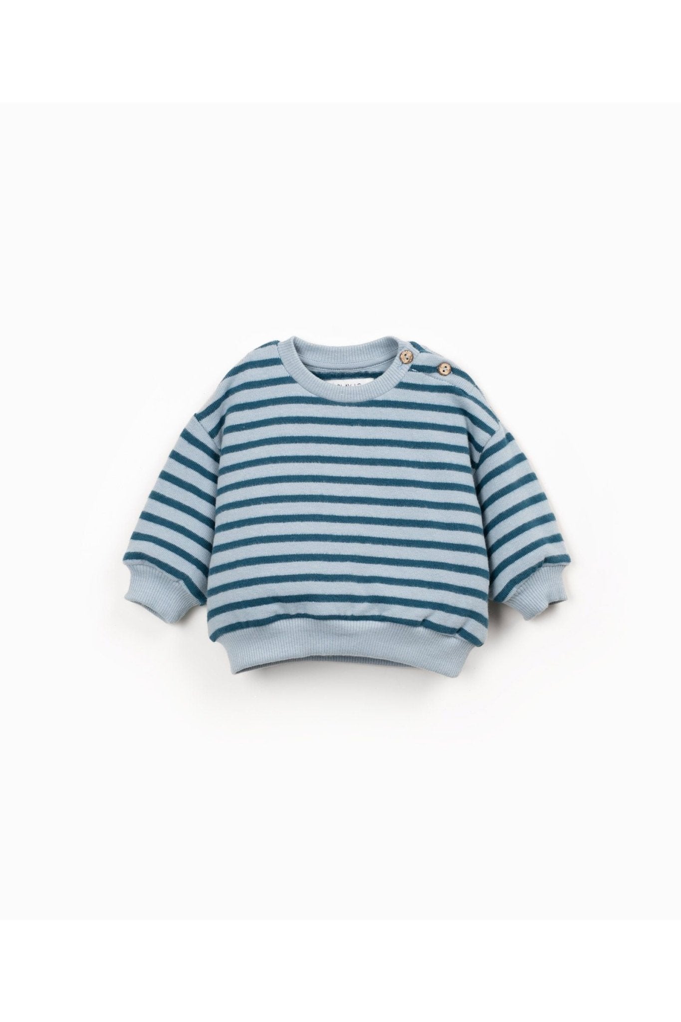Striped jersey sweater - Cyanotype van Play Up | Kids Conceptstore Le Fanfare