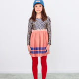 Stripes Tutu Skirt - Peach van TINYCOTTONS | Kids Conceptstore Le Fanfare