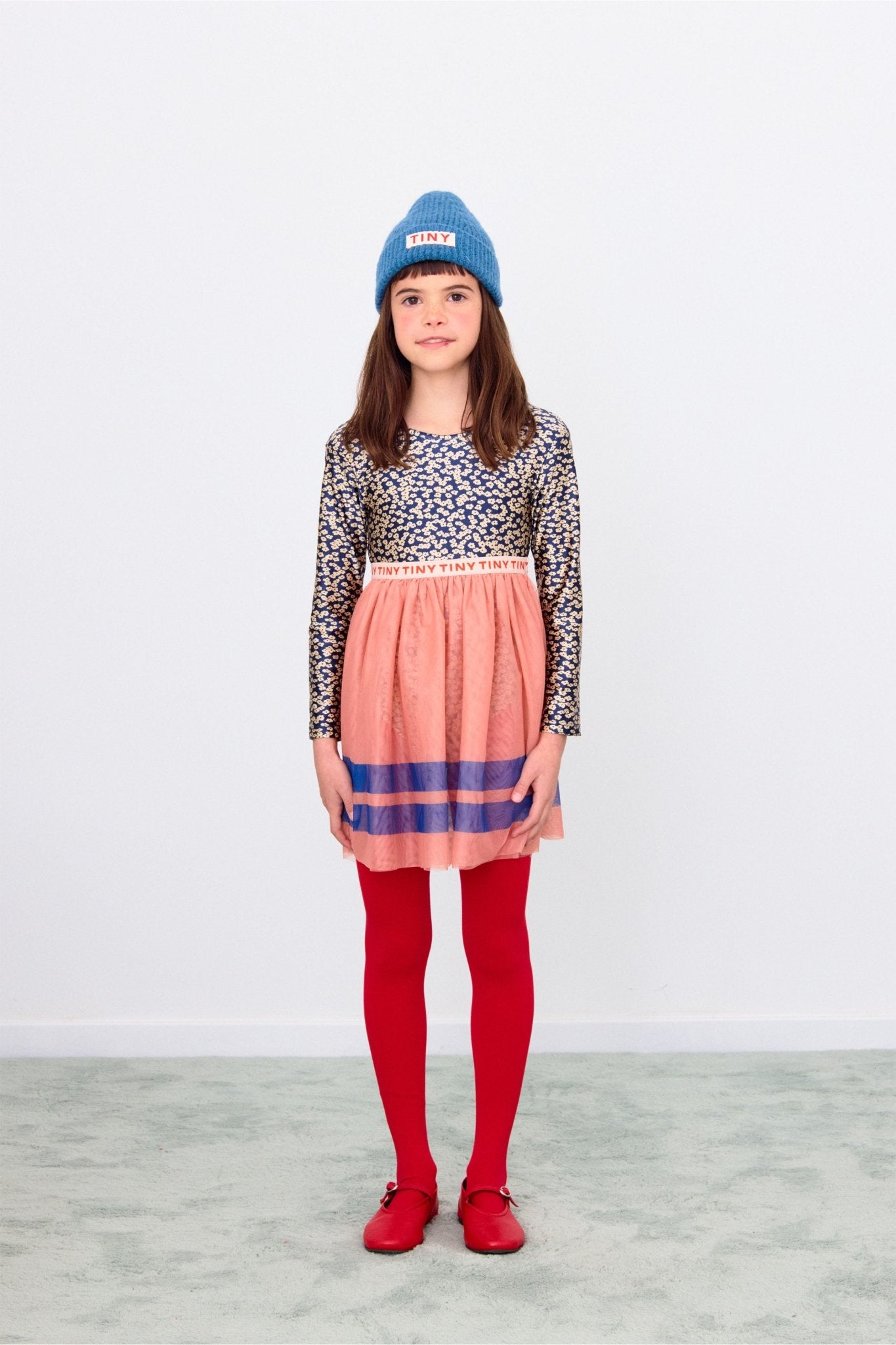 Stripes Tutu Skirt - Peach van TINYCOTTONS | Kids Conceptstore Le Fanfare