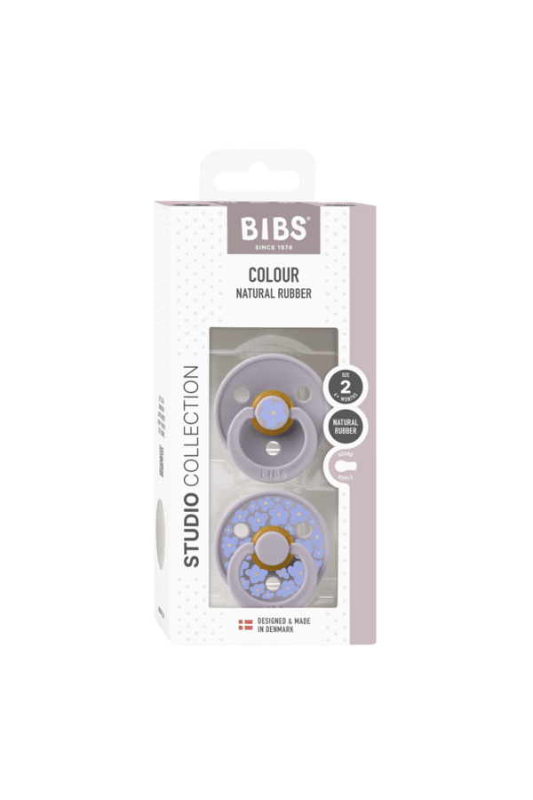 STUDIO Colour 2 Pack - round - Jasmine - Fossil Grey Mix van BIBS | Kids Conceptstore Le Fanfare