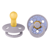 STUDIO Colour 2 Pack - round - Jasmine - Fossil Grey Mix van BIBS | Kids Conceptstore Le Fanfare