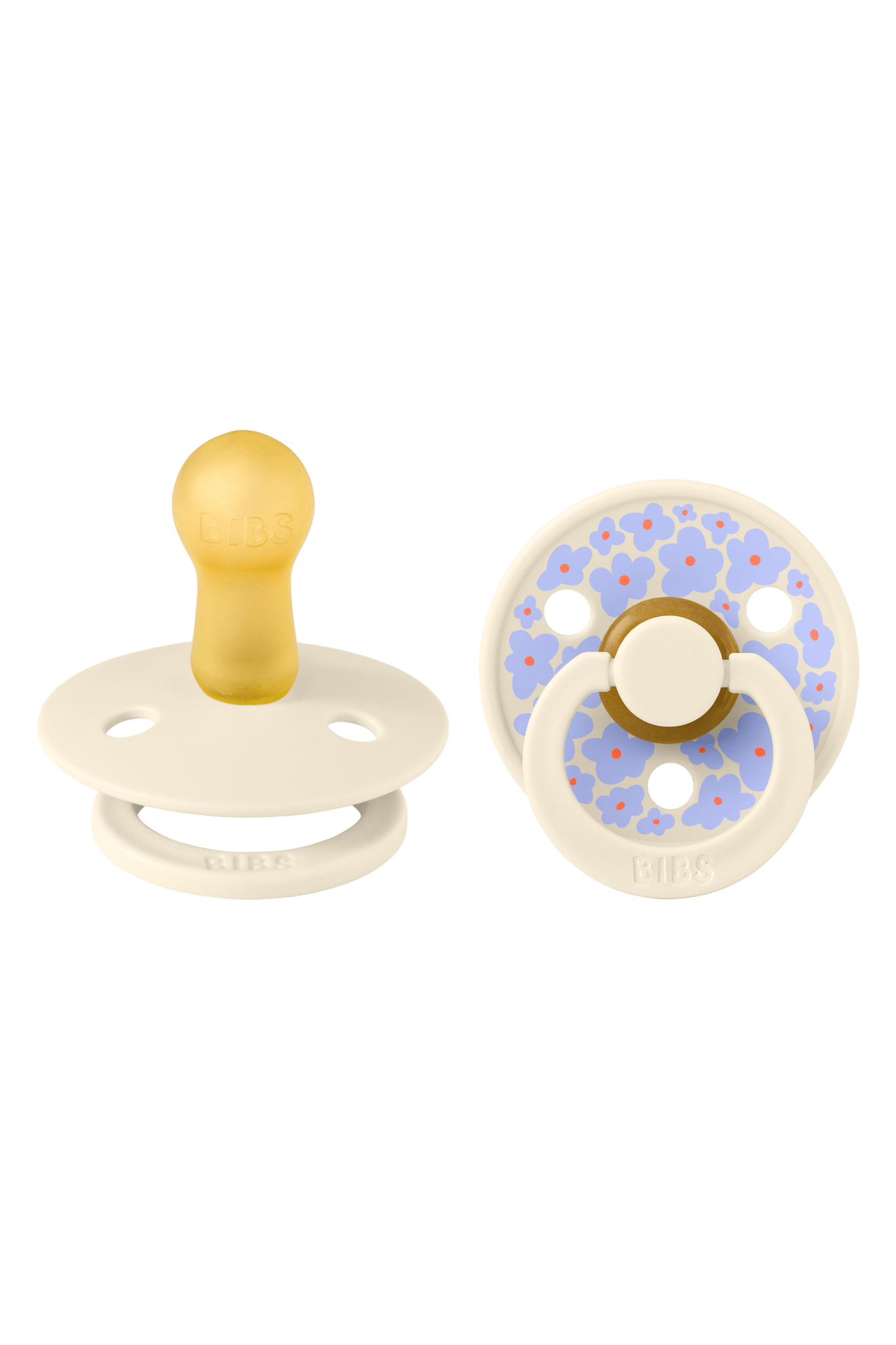 STUDIO Colour 2 Pack - round - Jasmine - Ivory Mix van BIBS | Kids Conceptstore Le Fanfare