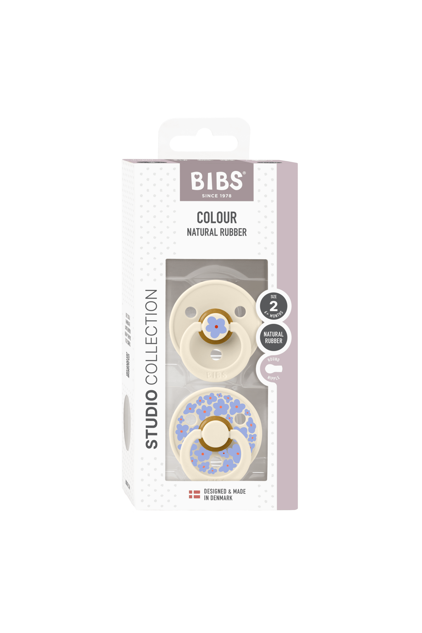 STUDIO Colour 2 Pack - round - Jasmine - Ivory Mix van BIBS | Kids Conceptstore Le Fanfare