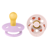 STUDIO Colour 2 Pack - round - Ladybug - Violet Sky/Petal van BIBS | Kids Conceptstore Le Fanfare