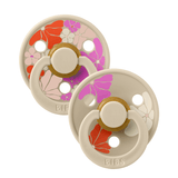 STUDIO Colour 2 Pack - round - Morning Bloom - Vanilla Mix van BIBS | Kids Conceptstore Le Fanfare