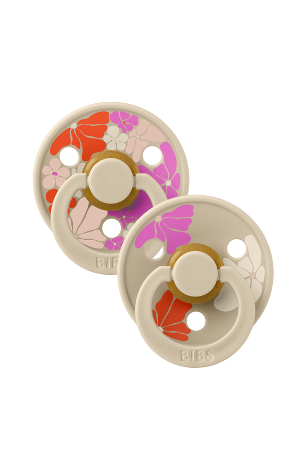 STUDIO Colour 2 Pack - round - Morning Bloom - Vanilla Mix van BIBS | Kids Conceptstore Le Fanfare
