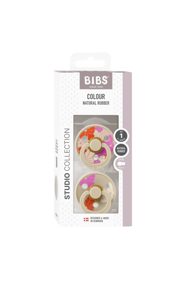 STUDIO Colour 2 Pack - round - Morning Bloom - Vanilla Mix van BIBS | Kids Conceptstore Le Fanfare