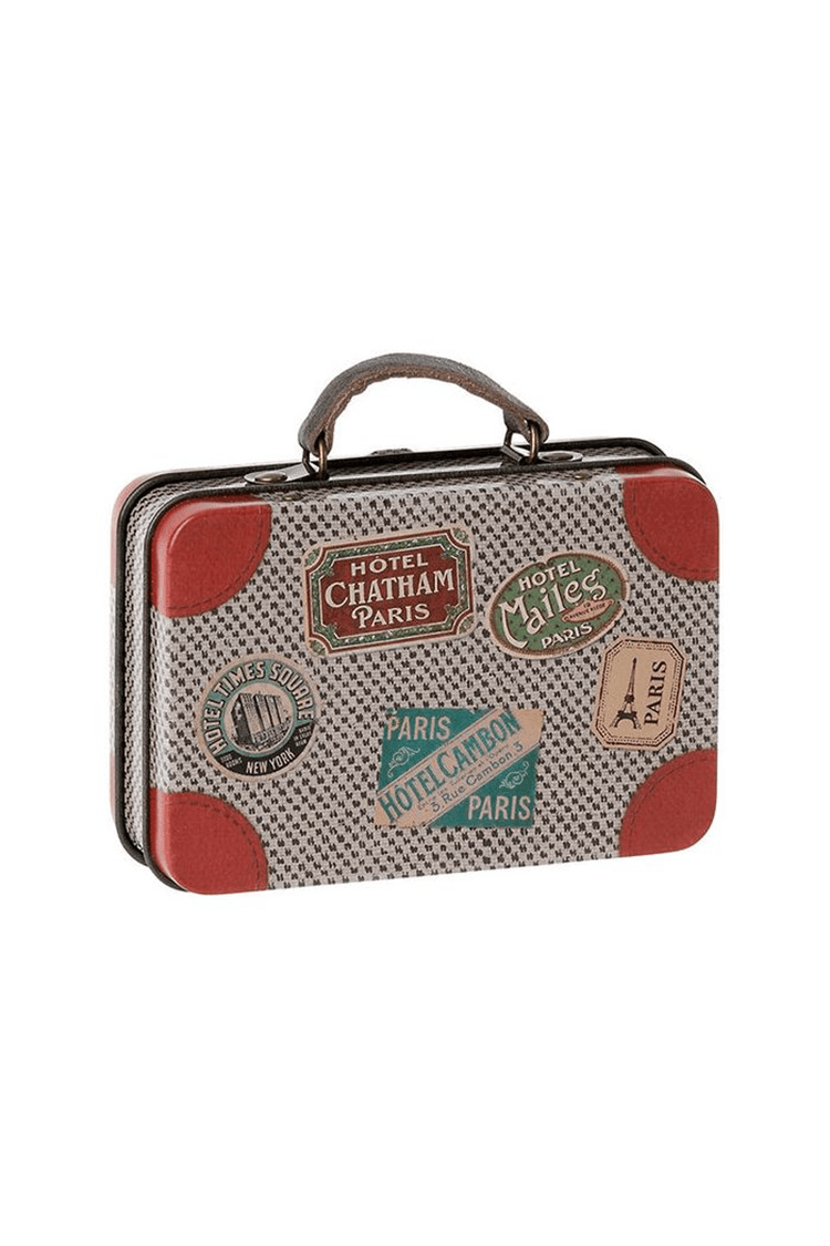 Suitcase. Metal - Grey Travel van Maileg | Kids Conceptstore Le Fanfare