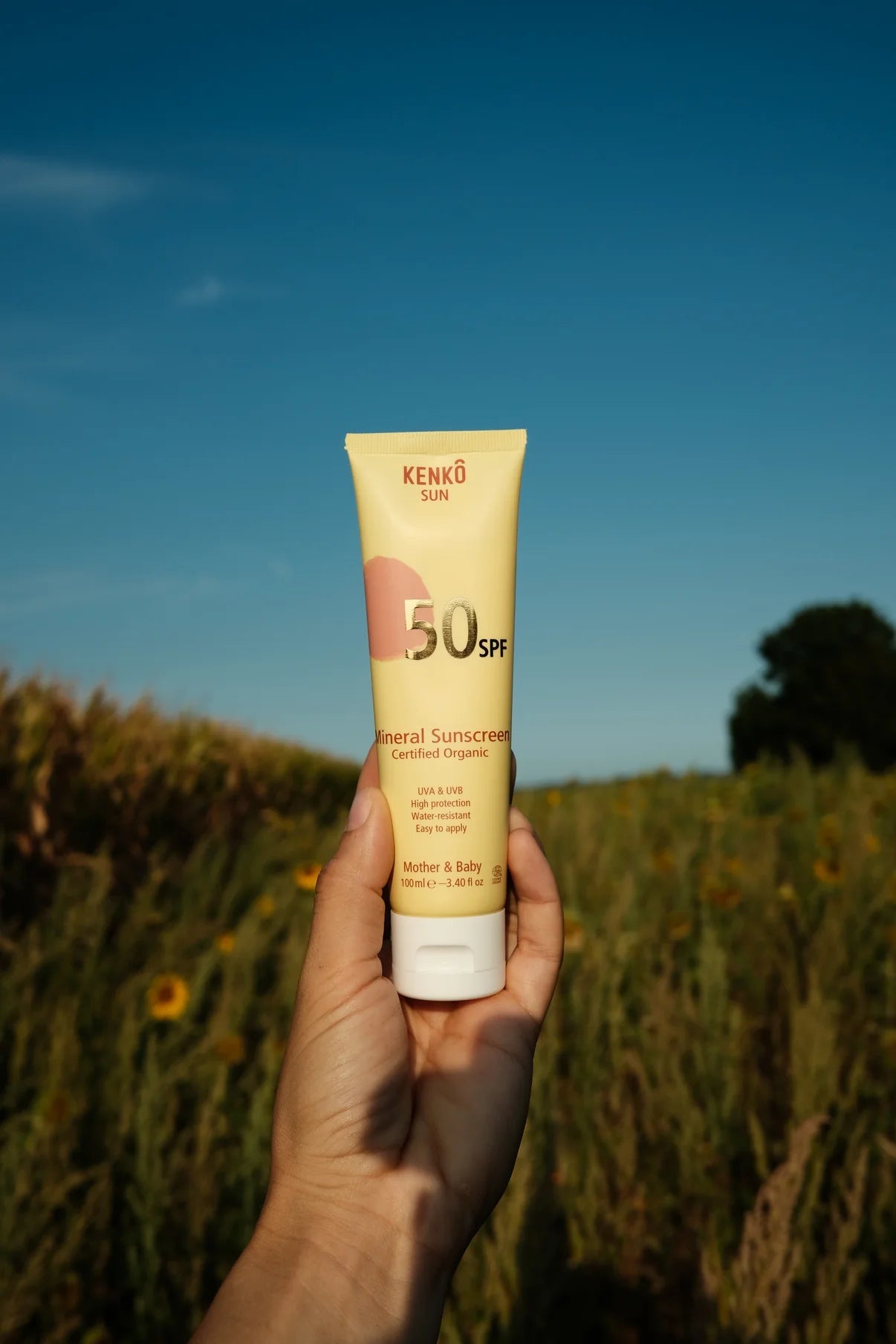 Sun Cream SPF50 Mother & Baby van Kenkô Skincare | Kids Conceptstore Le Fanfare