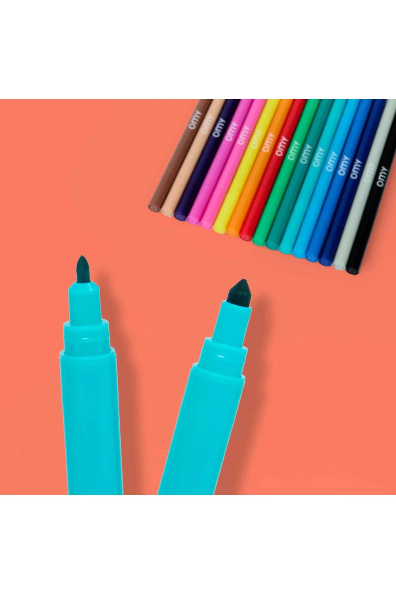Super Clean - 16 Ultrawashable Markers van OMY | Kids Conceptstore Le Fanfare