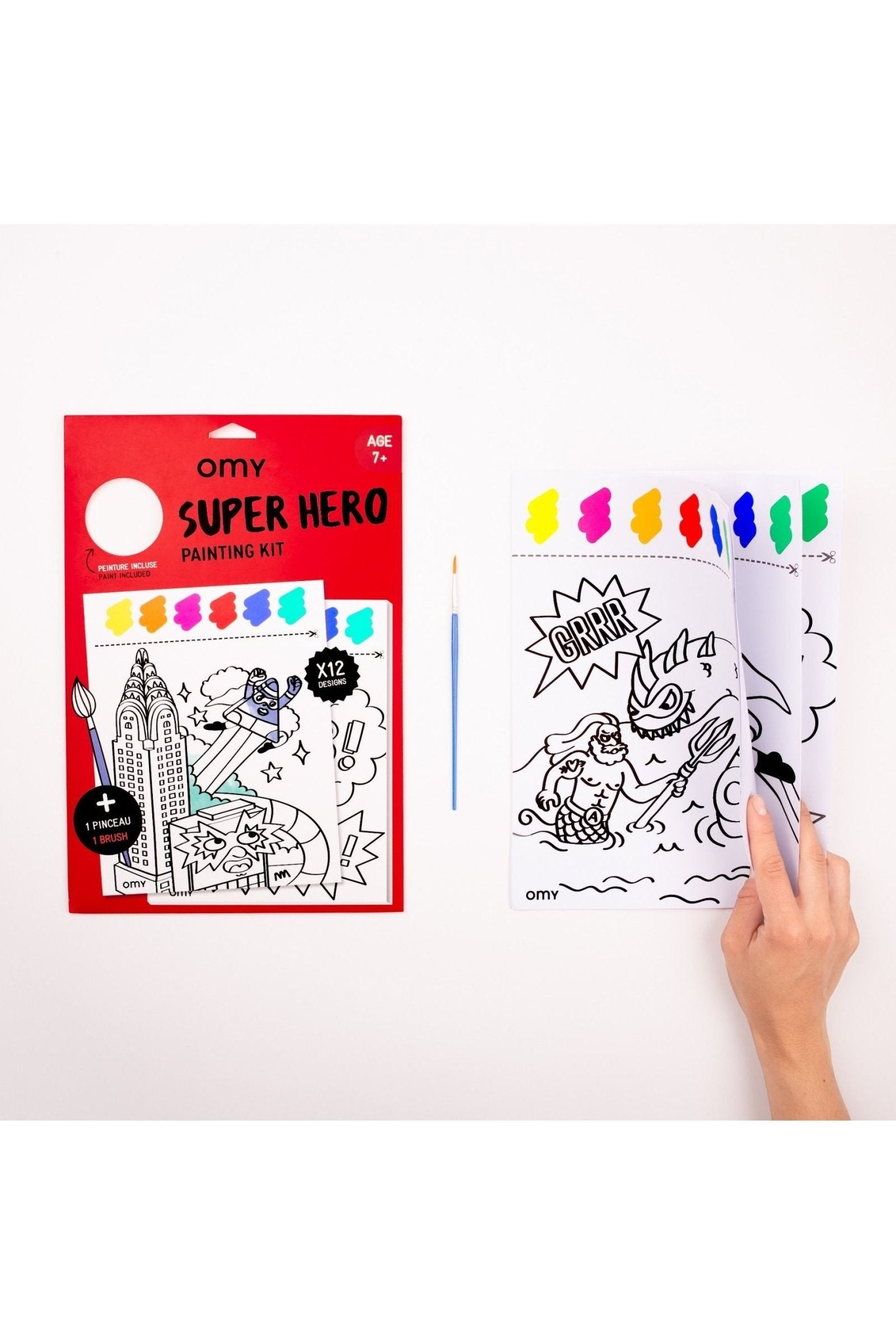 Super Hero Painting Kit van OMY | Kids Conceptstore Le Fanfare