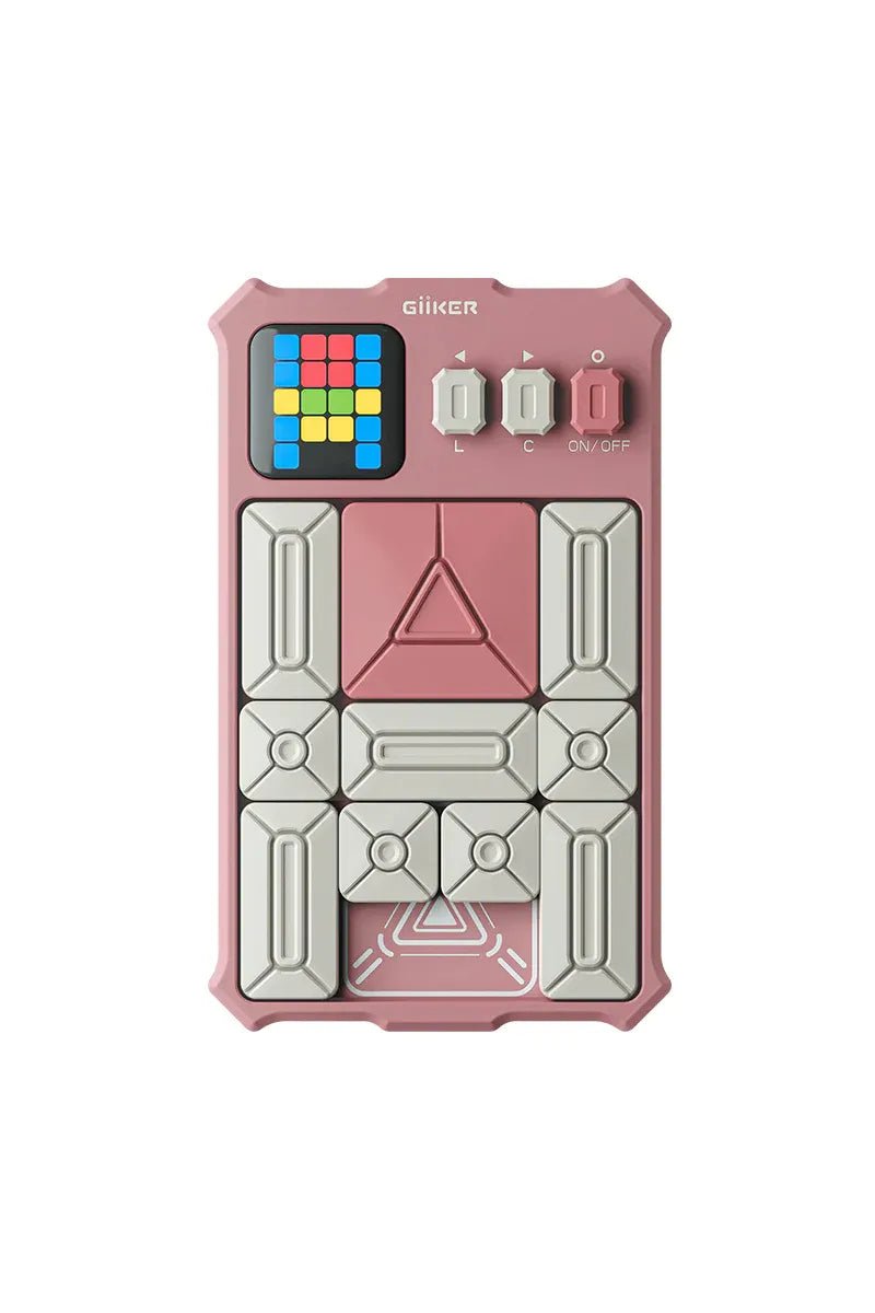 Super Slide Puzzle Game (including travel bag) - Baby Pink van GiiKER | Kids Conceptstore Le Fanfare