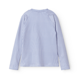 Swean Tee - Swim Print - Bolich Blue Stripe van MarMar Copenhagen | Kids Conceptstore Le Fanfare