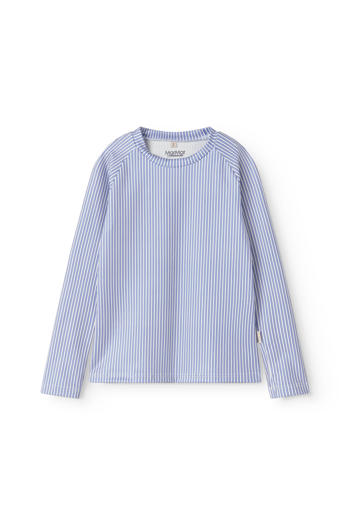 Swean Tee - Swim Print - Bolich Blue Stripe van MarMar Copenhagen | Kids Conceptstore Le Fanfare