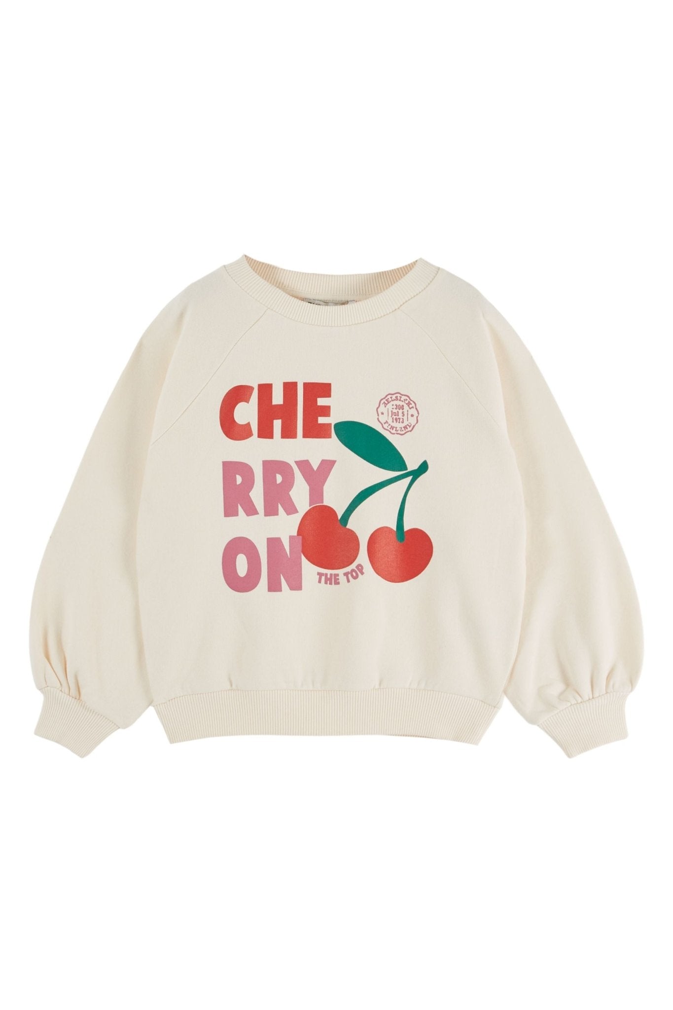 Sweat typo graphique - Ecru van Emile et Ida | Kids Conceptstore Le Fanfare
