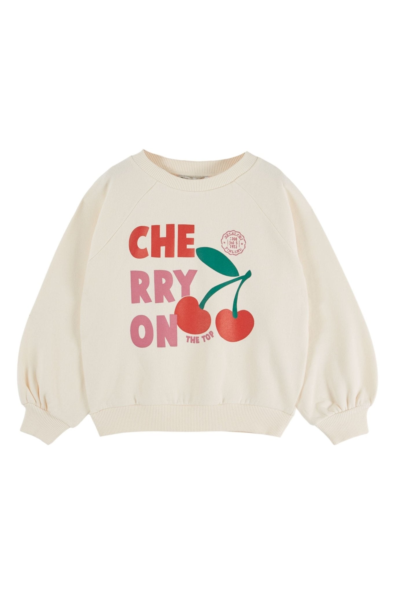 Sweat typo graphique - Ecru van Emile et Ida | Kids Conceptstore Le Fanfare