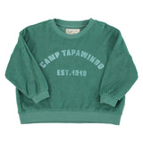 Sweatshirt Green With Camp Tapawingo Print