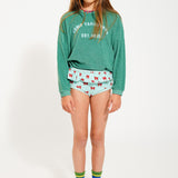 Sweatshirt Green With Camp Tapawingo Print