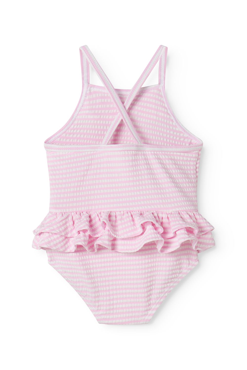 Swinnie Bathing Suit - Pink Stripe van MarMar Copenhagen | Kids Conceptstore Le Fanfare