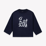 Swt laurel sea - Sailor blue van BONTON | Kids Conceptstore Le Fanfare