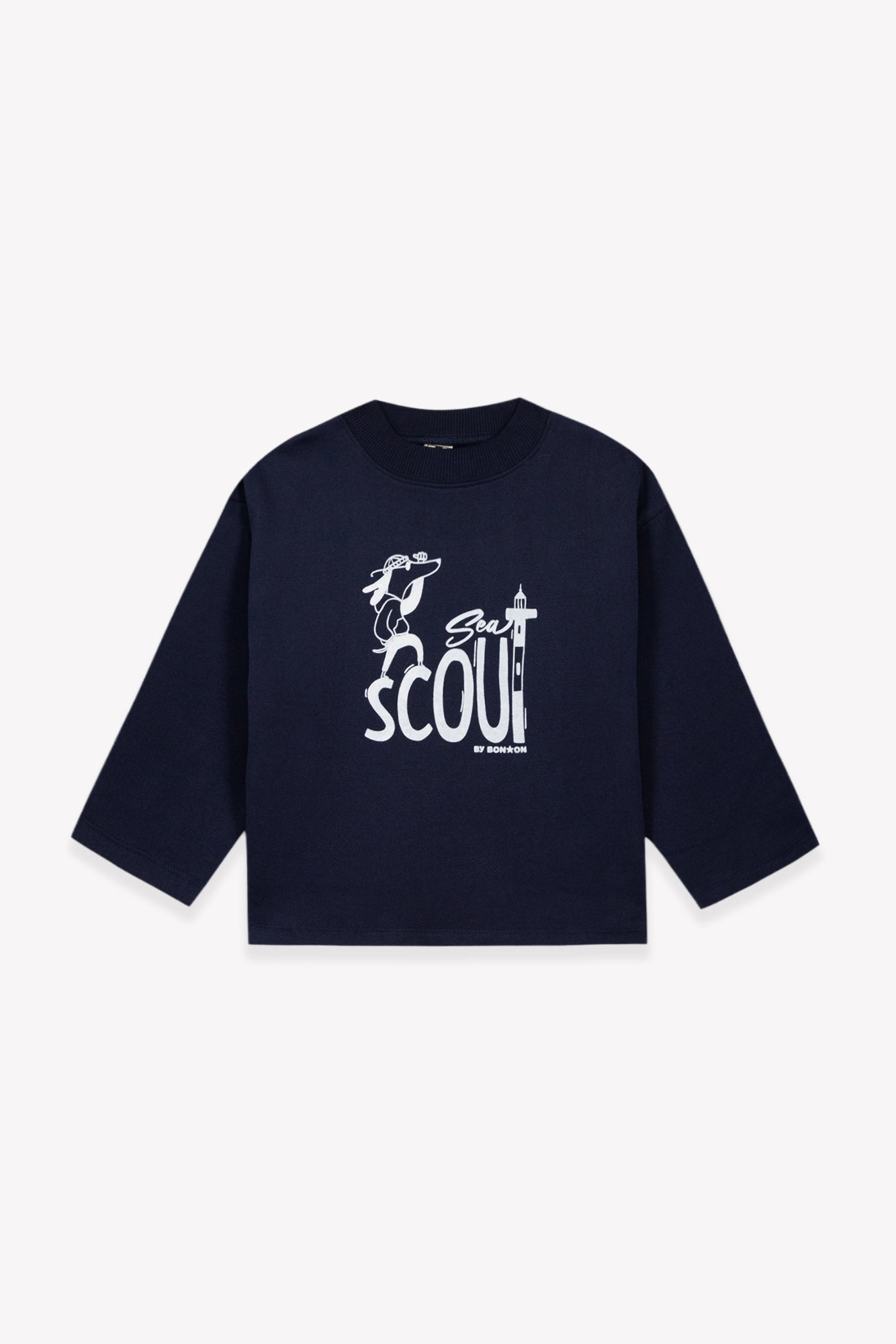 Swt laurel sea - Sailor blue van BONTON | Kids Conceptstore Le Fanfare