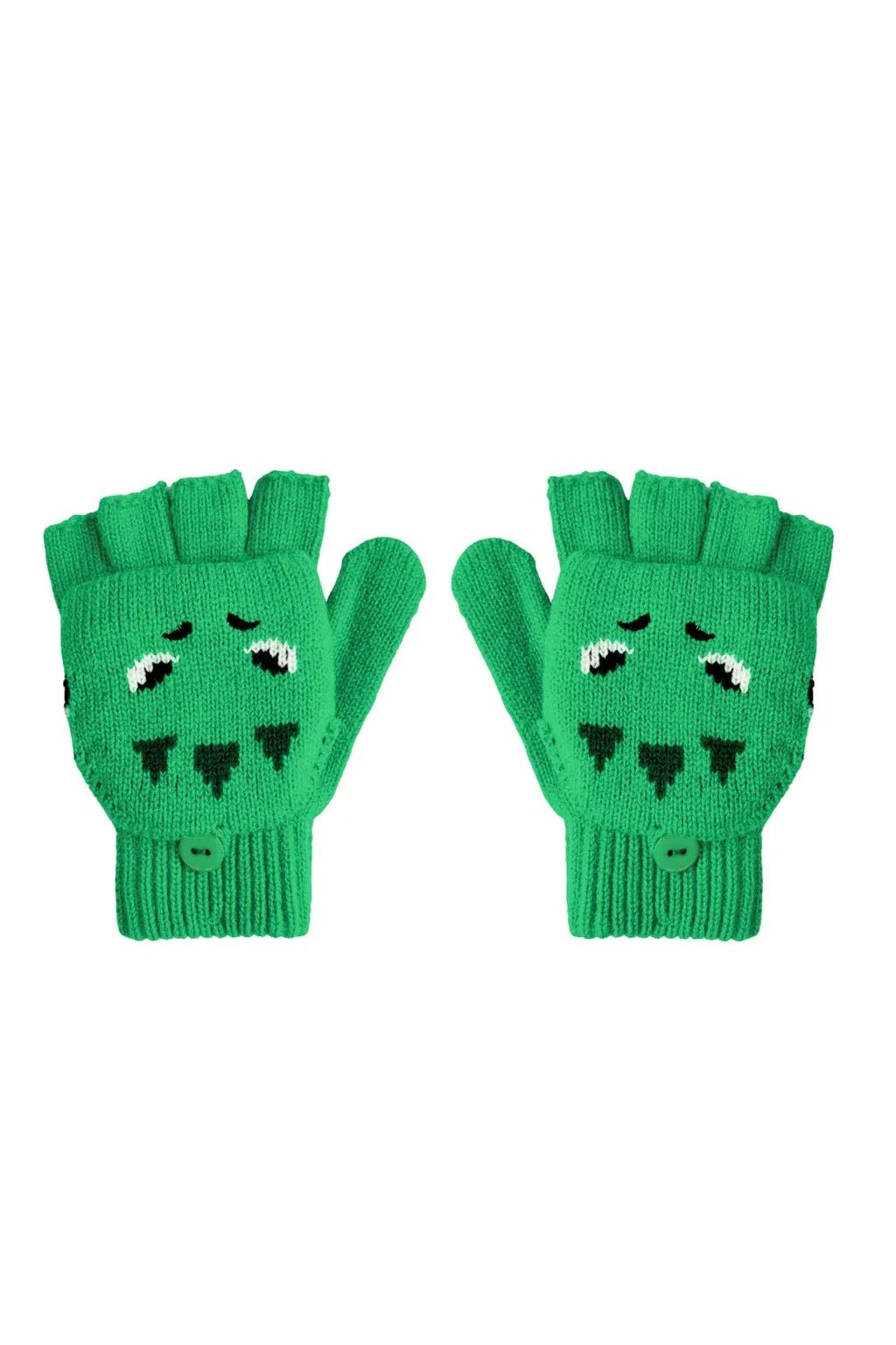 T-Rex Knitted Gloves van Rockahula | Kids Conceptstore Le Fanfare