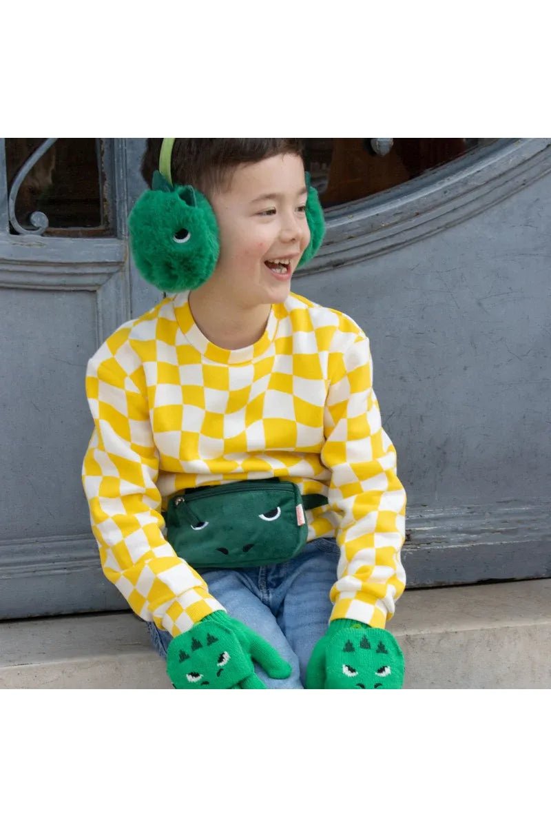 T-Rex Knitted Gloves van Rockahula | Kids Conceptstore Le Fanfare