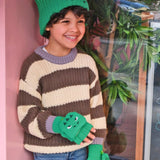 T-Rex Knitted Gloves van Rockahula | Kids Conceptstore Le Fanfare