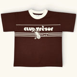 T-shirt - Golf Chocolat van Club Trésor | Kids Conceptstore Le Fanfare