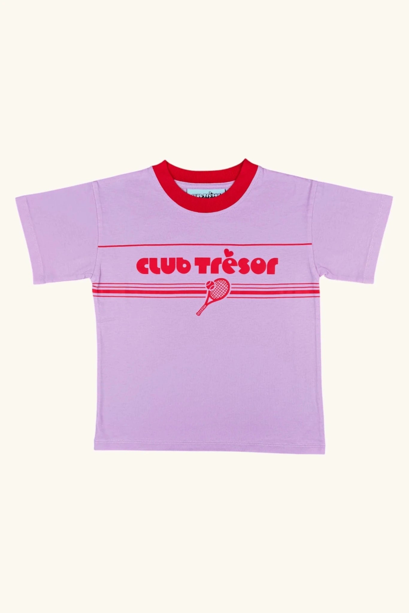 T-shirt - Tennis Pink van Club Trésor | Kids Conceptstore Le Fanfare