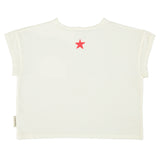 t'shirt - ecru w/ "peace" print