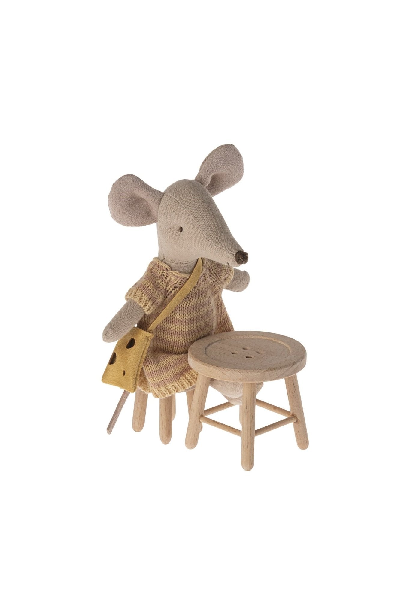 Table And Stool Set, Mouse van Maileg | Kids Conceptstore Le Fanfare