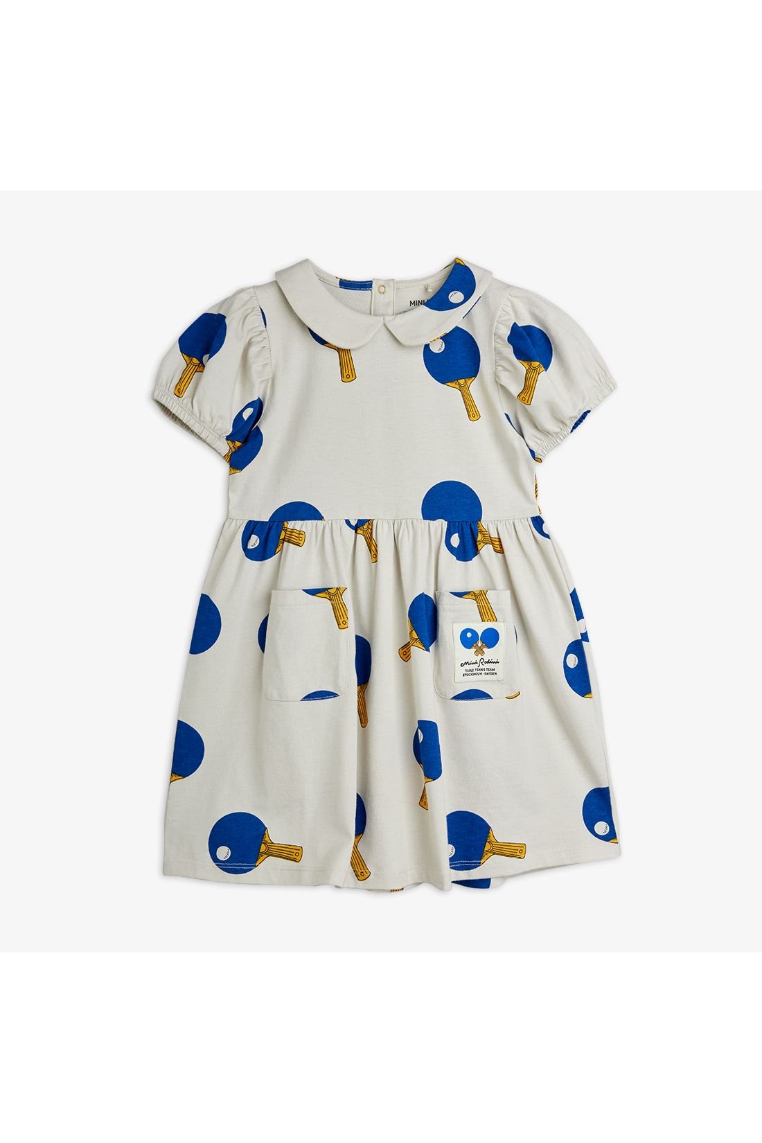 Table tennis aop ss dress van Mini Rodini | Kids Conceptstore Le Fanfare